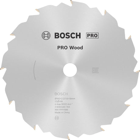 Bosch cirkzb speed 160x16x2.4 12t fz wz