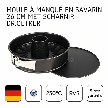 Dr. oetker - tortownica „tradycyjna” - 26 cm - z 2 podstawami