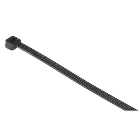 Hama 00221001 Opaska kablowa na rzep plastikowa czarna elastyczna (dł. x szer.) 30 cm x 0,48 cm 50 szt.