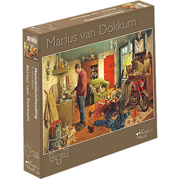 Puzzle Marius van dokkum - męskie gospodarstwo domowe - 1000 elementów
