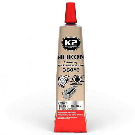 Seria Melle K2 - czerwony uszczelniacz silikonowy - 350°c - 21g