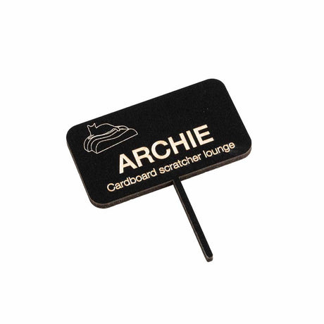 D d home kocham szczęśliwe koty drapak Archie - drapak - brązowy czarny - 75x18,5x25cm
