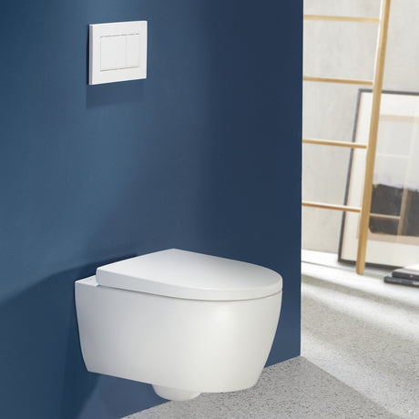 Panel sterujący Geberit sigma30, 2-przyciskowy: biały matowy, łatwy w czyszczeniu, biały