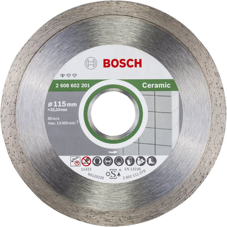 Bosch - diamentowa tarcza do cięcia standardowa do ceramiki 115 x 22,23 x 1,6 x 7 mm