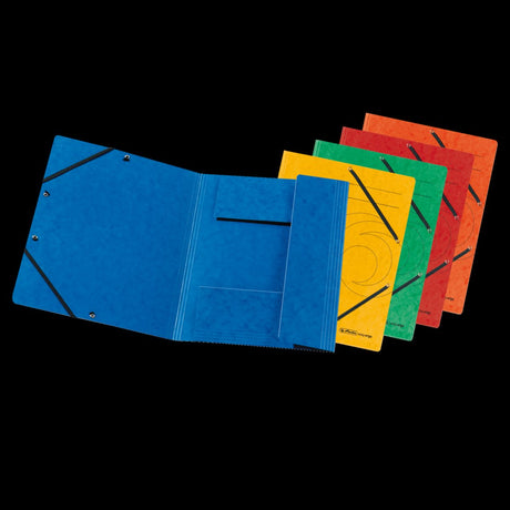 Herlitz pojedynczy segregator a4 karton farb.sort. gummiz. Pakiet 10er