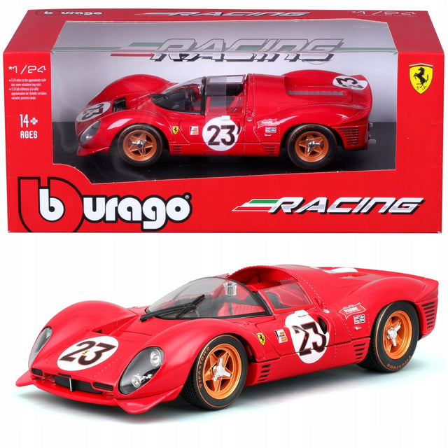 Samochód Bburago Ferrari Race 330 p4 Daytona 67 1:24