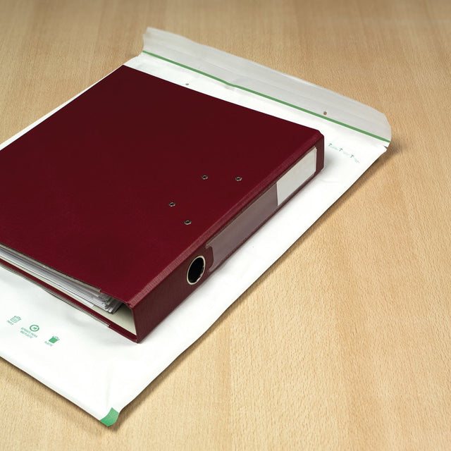 Koperta bąbelkowa Raadhuis - 370x480mm - k20 - z paskiem samoprzylepnym - biała - 50 sztuk