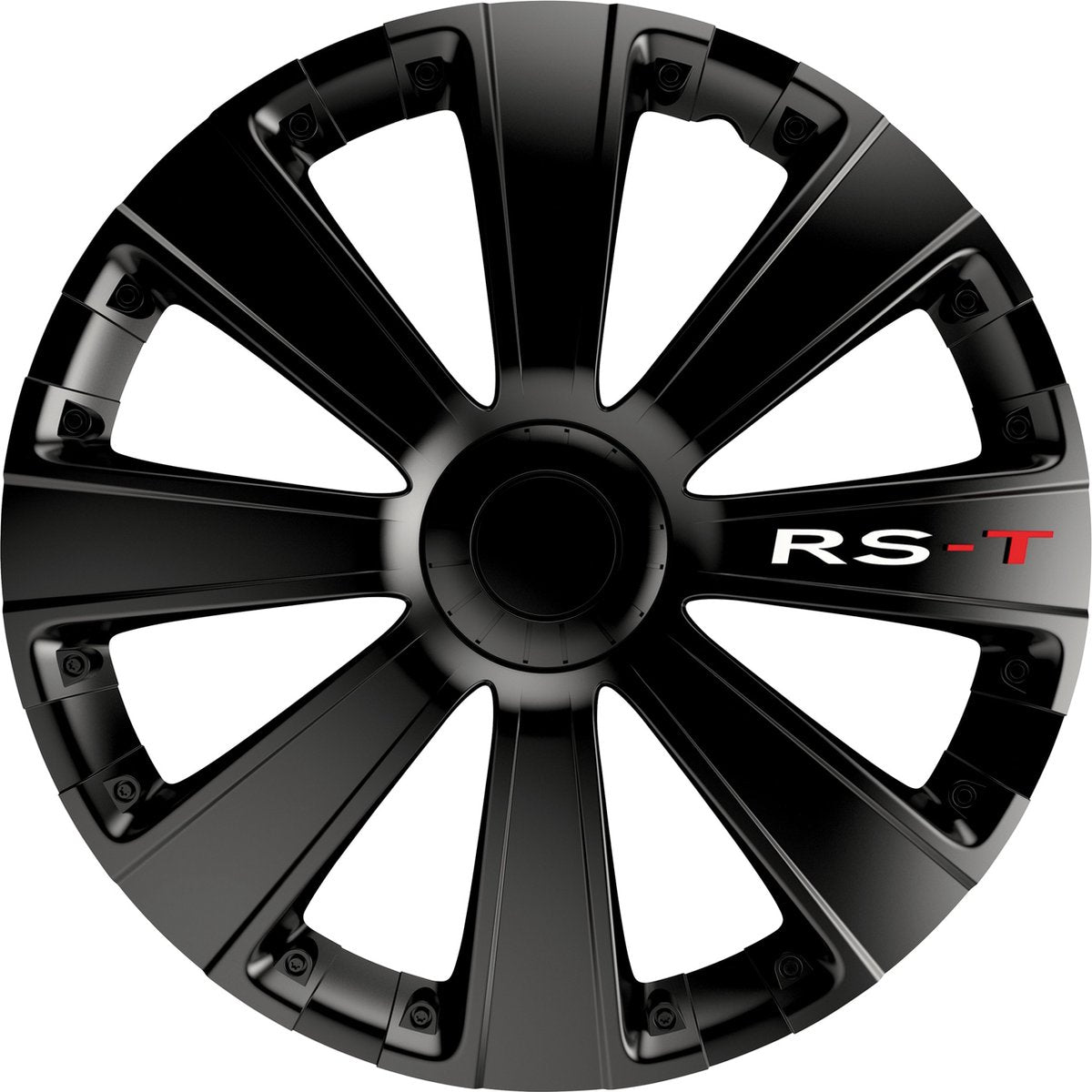 kołpaki RS-T 14 cali ABS czarne, zestaw 4 szt