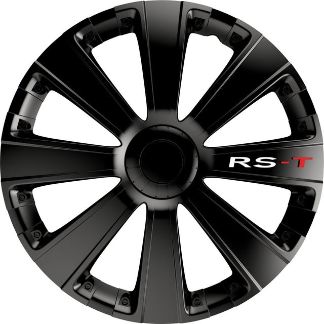 kołpaki RS-T 14 cali ABS czarne, zestaw 4 szt