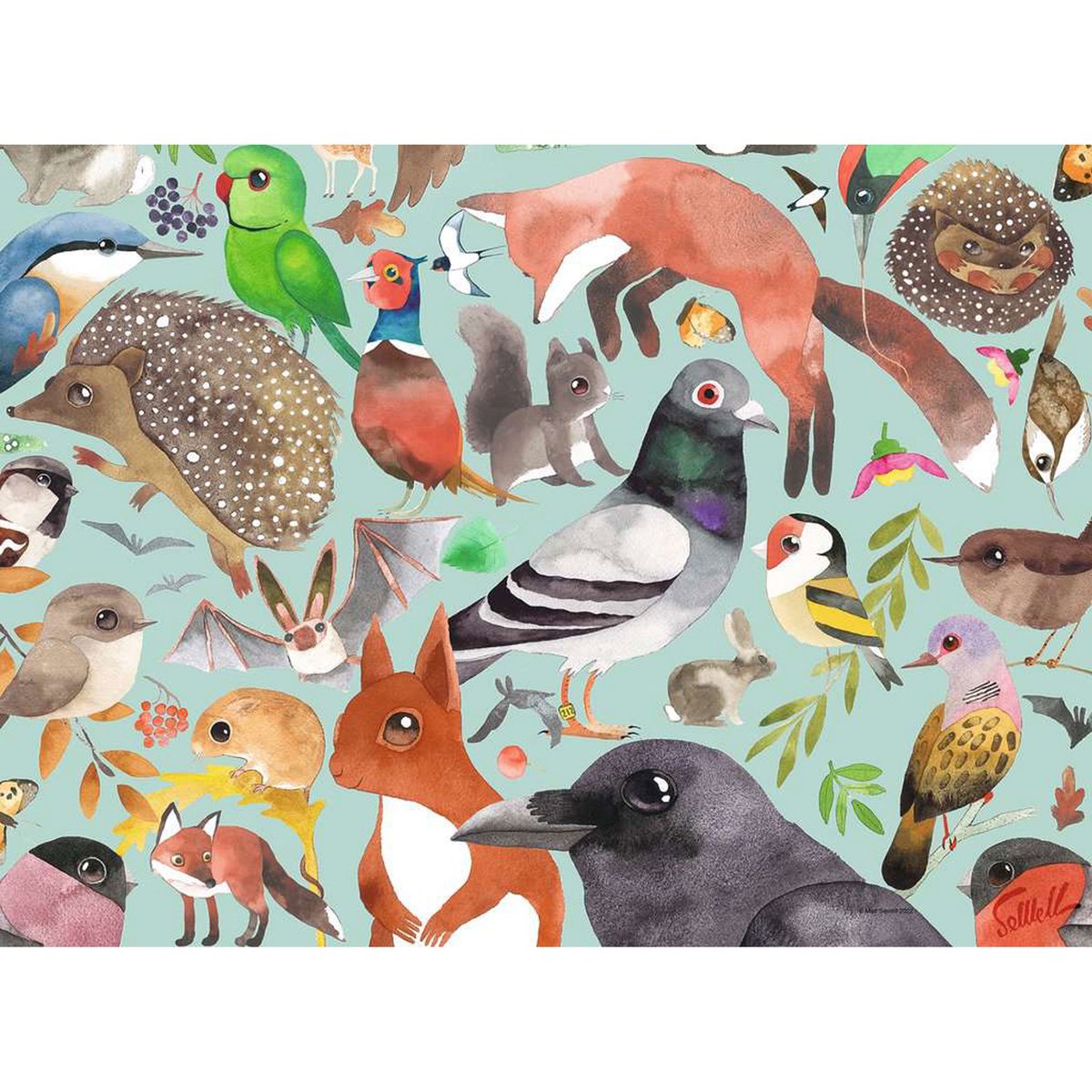 Puzzle dla odwiedzających ogród Ravensburger - puzzle 500 elementów.