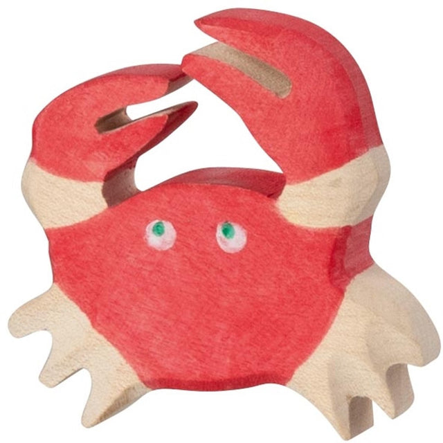 Zwierzęta morskie Holztiger - krab - 5x5x2cm - drewniana figura - ręcznie robione