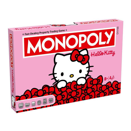 Zwycięski monopol na ruchy - gra planszowa - hello kitty - język angielski