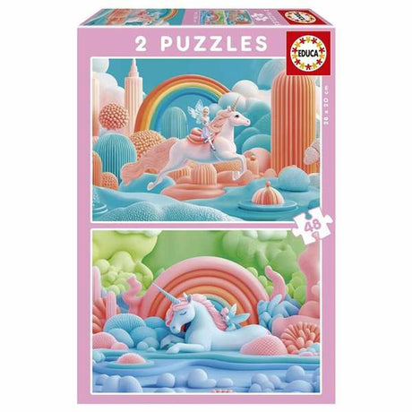 Educa puzzle magiczne jednorożce (2 sztuki)