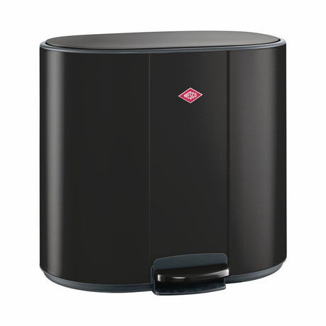 Wesco multicollector 3 kosz na śmieci segregacja śmieci (1x25 litrów, 2x12 litrów) Porównanie cen | 49 litrów | metal - czarny mat | kosz na pedały z systemem cichego domykania i filtrem zapachów