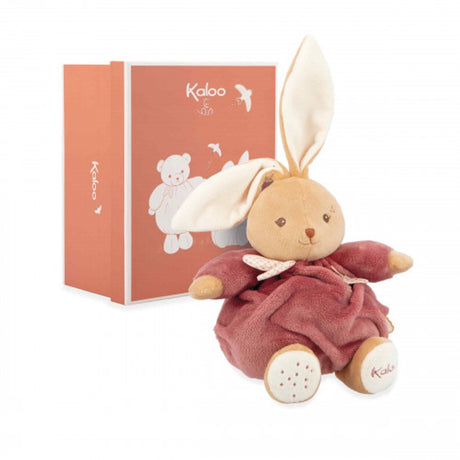 Kaloo patapouf - przytulanka - królik - kolor bordowy - 17 cm.