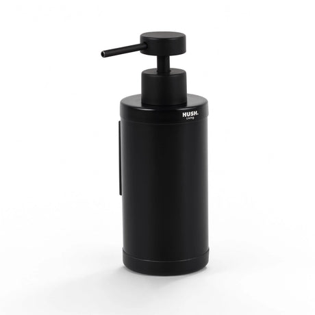 Hush. living hush living - zeepdispenser - 250ml - wandmontage - inclusief bevestigingsmateriaal - ruimtebesparend netjes - zwart