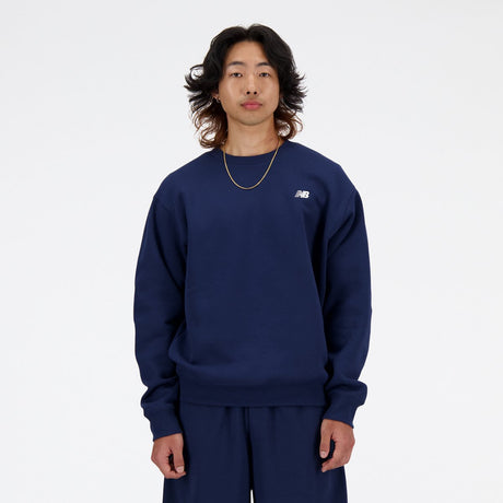 Męski sweter z polaru New Balance Sport Essentials - granatowy
