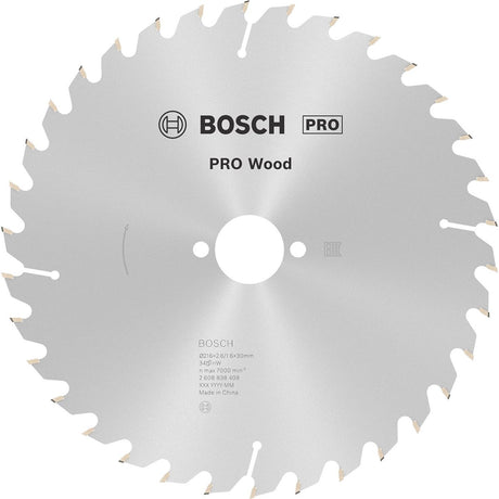 Bosch akcesoria optiline 2608838409 brzeszczot piły tarczowej 216 x 30 x 1,6 mm liczba zębów: 34 1 szt.