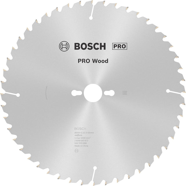 Bosch cirkzb opt t 300x30 20x3.2 48t uw