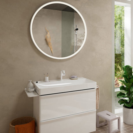 Hansgrohe tecturis s - bateria umywalkowa - obsługa jedną dźwignią - zimny start, oszczędzanie energii - z korkiem spustowym - rozmiar 110 mm - chrom