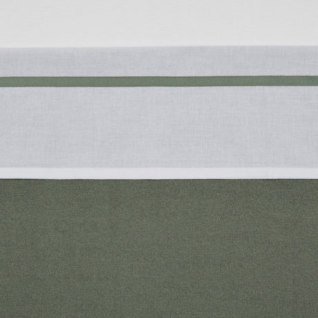 Prześcieradło do łóżeczka dziecięcego Meyco - leśna zieleń - 75x100cm - 0,3 tog
