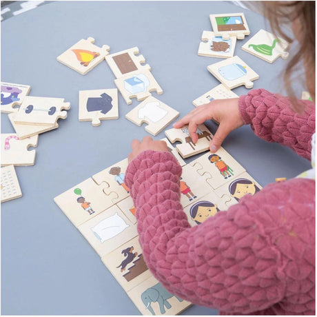 BIGJIGS Drewniana puzzle puzzli, 32.