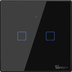 Sonoff smart switch wifi + rf 433 t3 eu tx (2-kanaals)