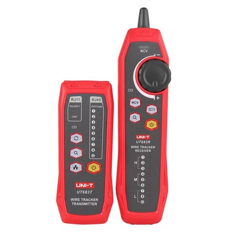 Lokalizator i tester kabli Uni-t UT683kit do kabli sieciowych, koncentrycznych, telefonicznych i zasilających przez izolację