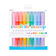 Ooly - stempel konfetti - markery dwustronne