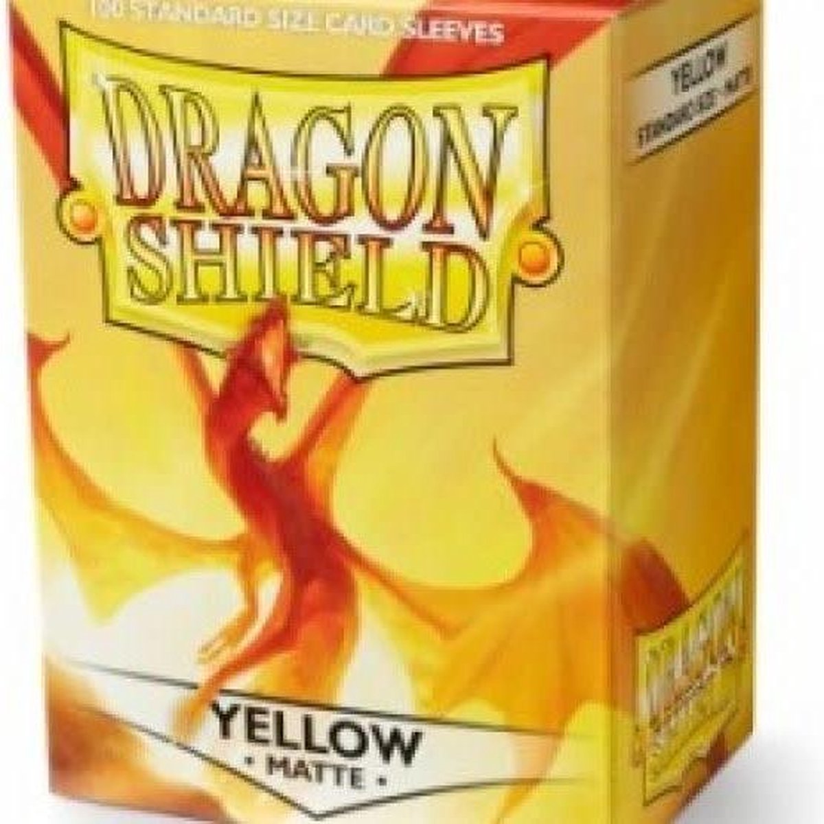 Rękawy Dragon Shield tcg - - żółty żółty rozmiar standardowy