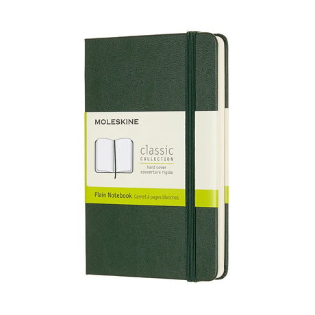 Klasyczny notatnik Moleskine - kieszeń - twarda oprawa - czysta - mirtowa zieleń