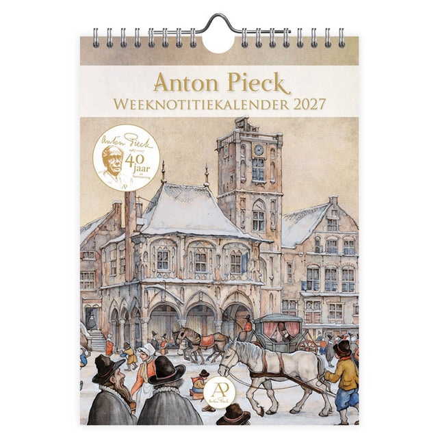 Comello anton pieck weeknotitiekalender 2027 stadhuis amsterdam