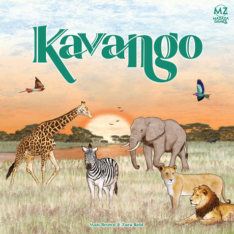Gra planszowa Asmodee kavango - edukacyjna gra przyrodnicza południowa Afryka.