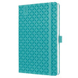 Sigel weekagenda flair 2026 formaat a5 aqua green hardcover