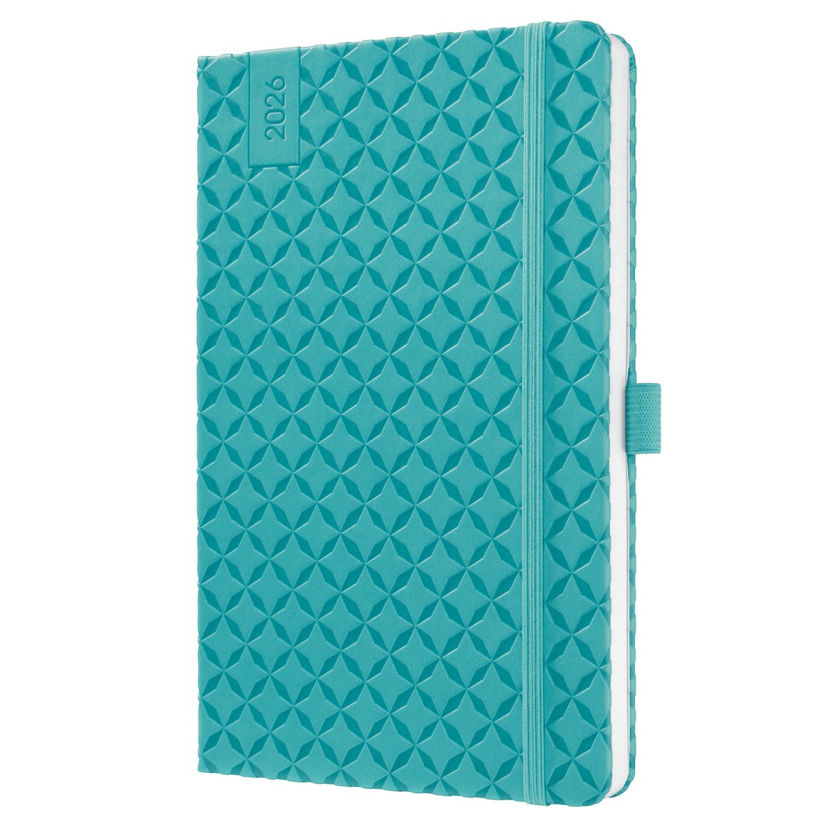 Sigel weekagenda flair 2026 formaat a5 aqua green hardcover