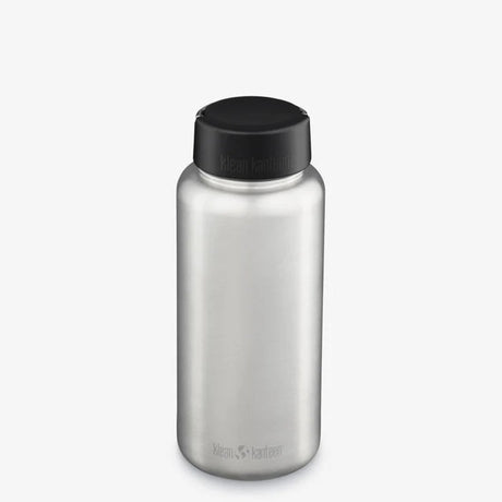 Klean kanteen klasyczna szeroka pojedyncza ścianka 1182 ml - zakrętka z pętelką, szczotkowana stal nierdzewna