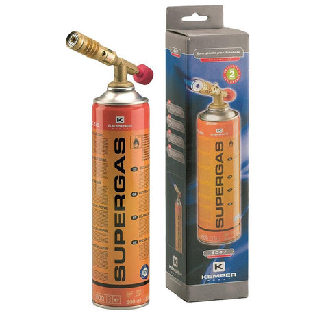 Palnik lutowniczy Gys Kemper Turbo Eco w komplecie. 1x 600 ml nabój z gazem supergazowym