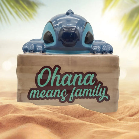 Lilo Stitch Ohana Słoik na ciasteczka Rusk Puszka wielokolorowy unisex