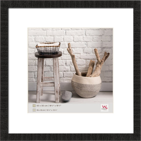Dom Walther - rama drewniana - rozmiar zdjęcia 50x50 cm - kolor czarny