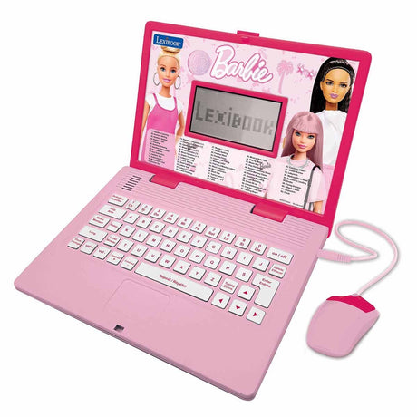 Dwujęzyczny laptop edukacyjny Lexibook Barbie – 124 aktywności w języku francuskim i niderlandzkim