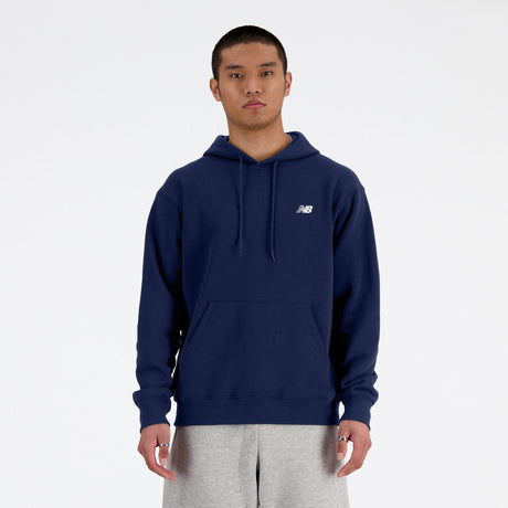 New balance sport essentials fleece hoodie heren trui - navy