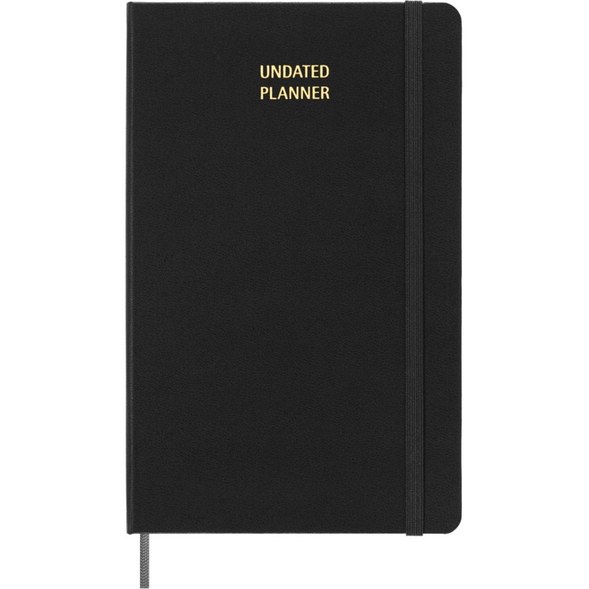Planer bez daty Moleskine - tygodniowy - duży - czarny