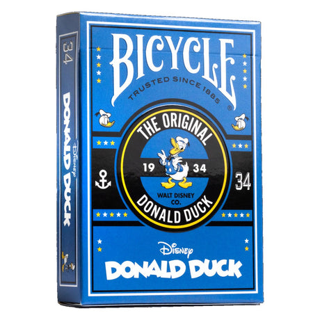 Rowerowy Disney Classic Kaczor Donald - karty do gry premium - kreacje - poker - oficjalnie licencjonowany - kolekcjonerski