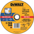 Dewalt dt43908 doorslijpschijf rvs 180mm