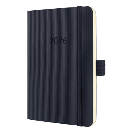 Sigel weekagenda 2026 conceptum formaat a5 met notitiepagina's zwart softcover