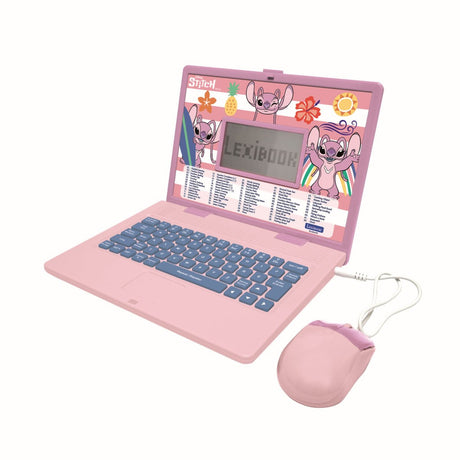 Lexibook - ścieg anioł - laptop edukacyjny 124 aktywności (en fr)