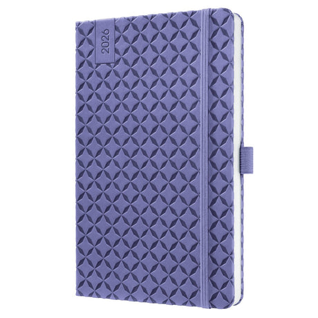 Sigel weekagenda flair 2026 formaat a5 dark purple hardcover