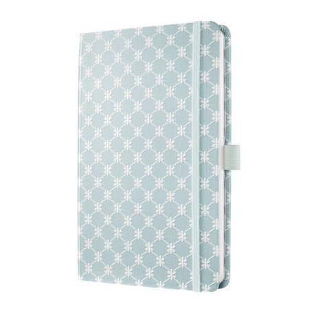 Sigel notitieboek jolie beauty a5 lichtblauw hardcover 174 pagina's 80 grams lijn