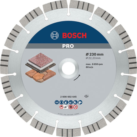 Tarcza diamentowa Bosch Best Stone 230 22,23