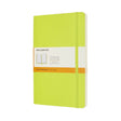 Moleskine classic notebook - large - softcover - lined - lemon green